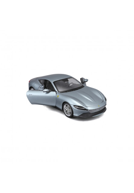 Bburago - RACE+PLAY, Ferrari Roma, šedá metalíza, 1:24