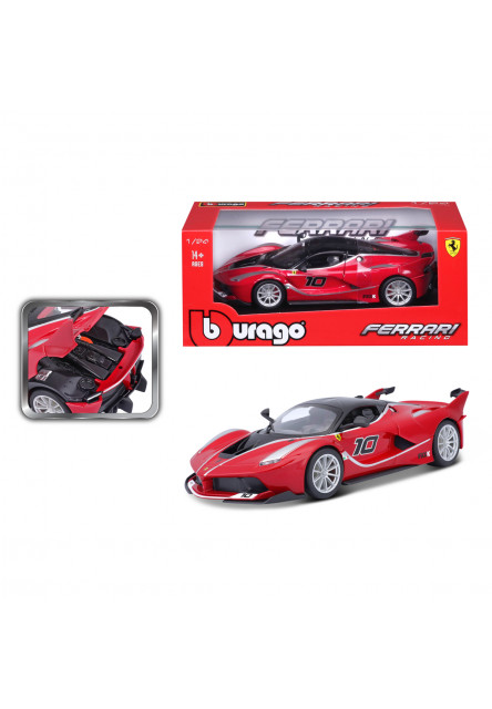 Bburago - RACING, FERRARI FXX K, červená, 1:24