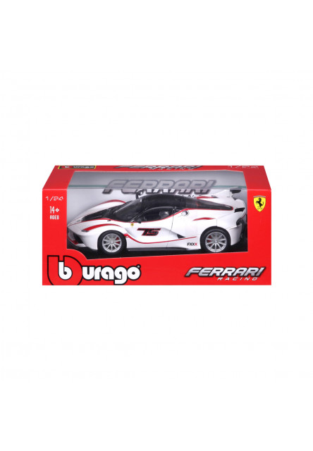 Bburago - RACING, FERRARI FXX K, biela, 1:24