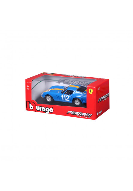 Bburago - RACING, FERRARI 250 GTO, modrá, 1:24