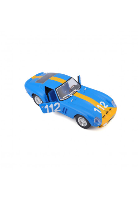 Bburago - RACING, FERRARI 250 GTO, modrá, 1:24
