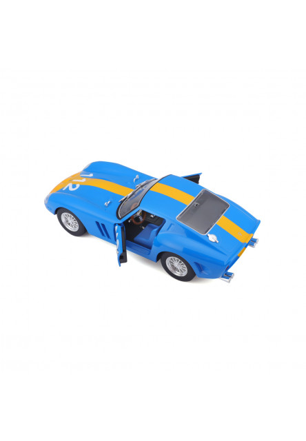 Bburago - RACING, FERRARI 250 GTO, modrá, 1:24