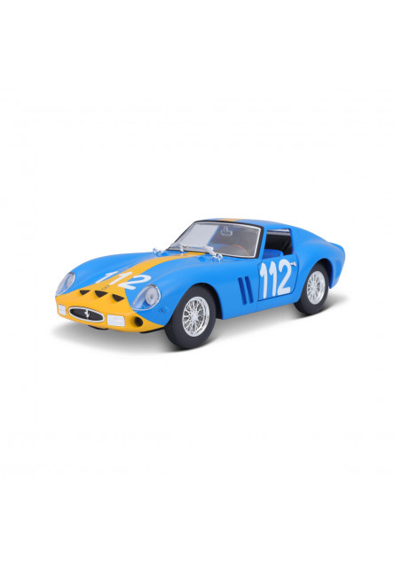 Bburago - RACING, FERRARI 250 GTO, modrá, 1:24