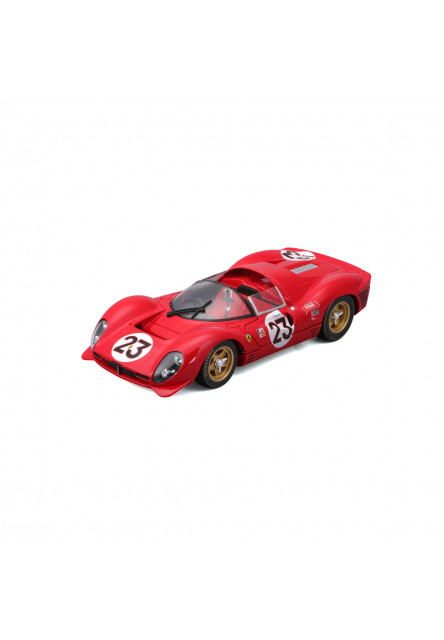 Bburago - RACING, FERRARI, 330 P4 Daytona (1967), červená, 1:24