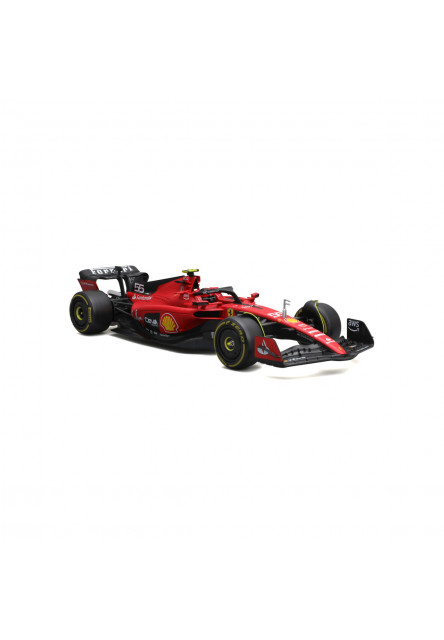 Bburago - RACING, FERRARI, Scuderia SF-23 (2023) dekoratívnej krabičke, #55 Carlos Sainz, 1:24