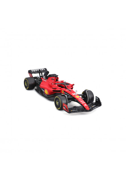 Bburago - FORMULA RACING, F1 Ferrari SF-23 (2023) s figúrkou jazdca, #16 Charles Leclerc, 1:24
