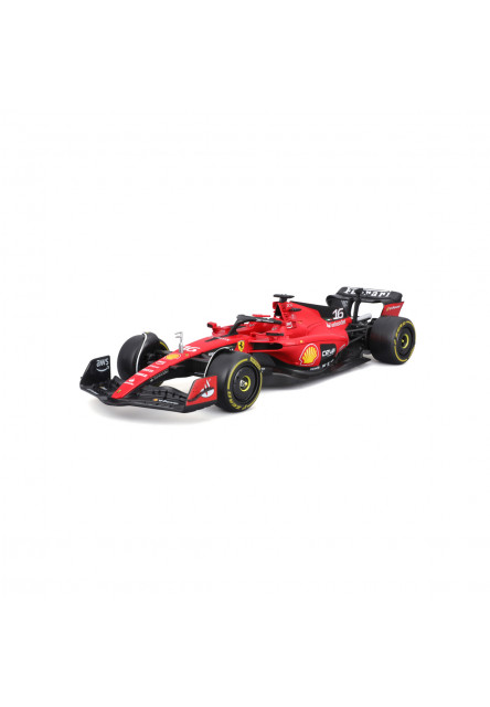 Bburago - FORMULA RACING, F1 Ferrari SF-23 (2023) s figúrkou jazdca, #16 Charles Leclerc, 1:24