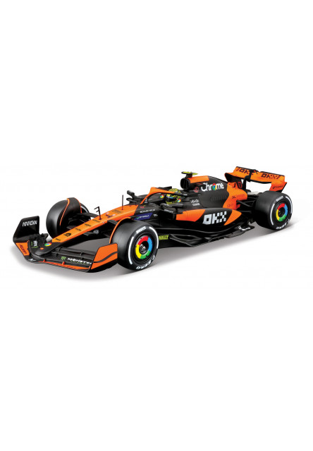 Bburago - RACE Formula F1, McLaren F1 Team MCL38 (2024), 4 Lando Norris, Hard case, 1:24