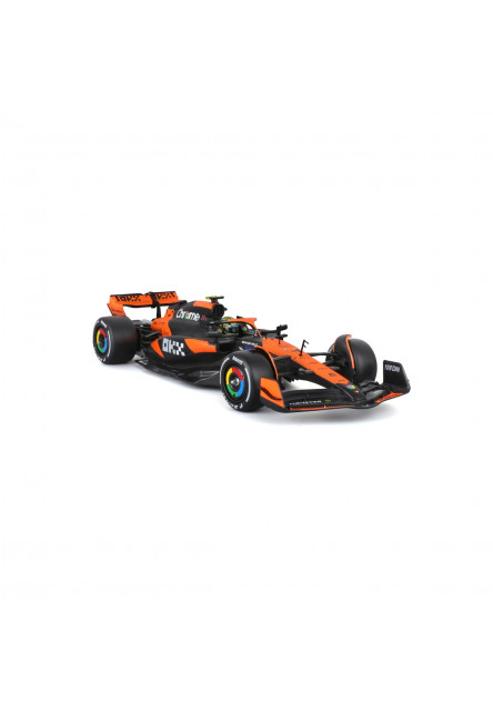 Bburago - RACE Formula F1, McLaren F1 Team MCL38 (2024), 4 Lando Norris, Hard case, 1:24