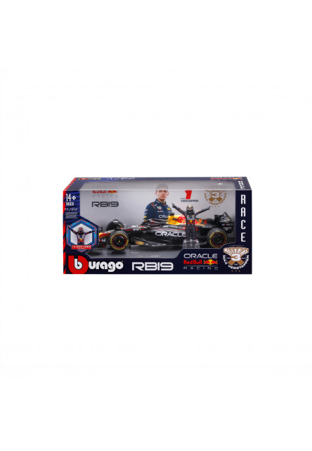 Bburago - RACE Formula F1, Red Bull Racing RB19 (2023), 1 Max Verstappen, 1:24