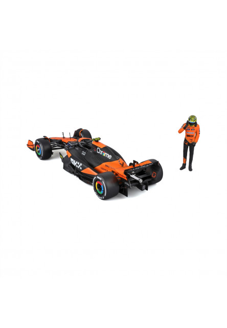 Bburago - RACE Formula F1, McLaren F1 Team MCL38 (2024), 4 Lando Norris, 1:24