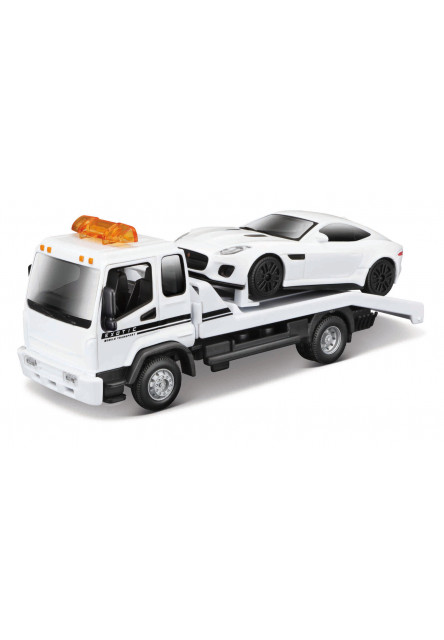 Bburago - Flatbed Transort a Tow Truck, Street Fire, 1:43, assort