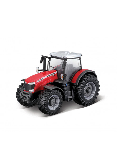 Bburago - FarmLand, Traktor so zotrvačníkom, 10cm, assort