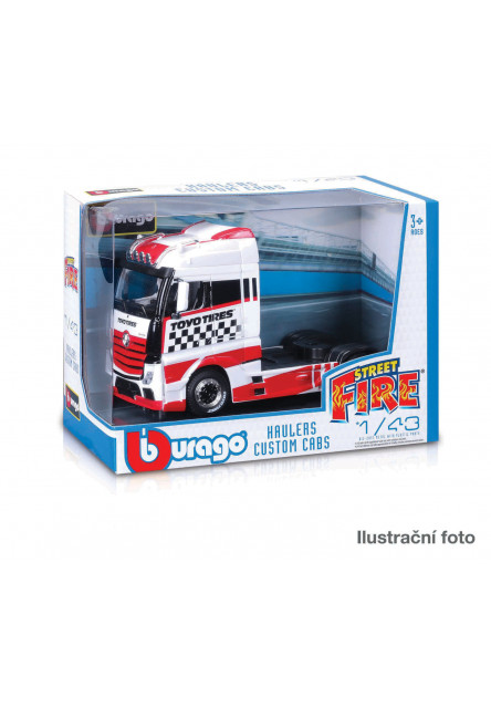 Bburago - Autá Street Fire, Haulers custom cabs, 1:43, assort