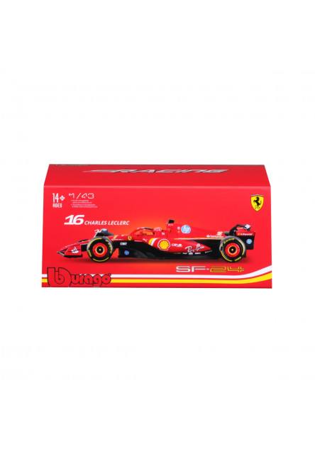 Bburago - RACE Formula F1, Ferrari Scuderia SF-24 (2024), 16 Charles Leclerc, 1:43
