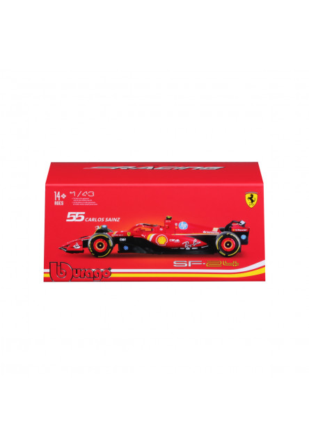 Bburago - RACE Formula F1, Ferrari Scuderia SF-24 (2024), 55 Carlos Sainz, 1:43