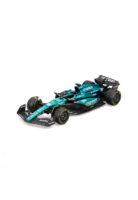 Bburago - RACE Formula F1, Team Aston Martin AMR23 (2023), #18 Lance Stroll, 1:43