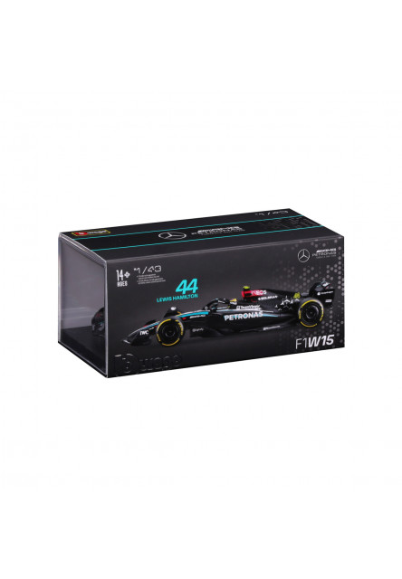 Bburago - RACE Formula F1, Mercedes-AMG Petronas W15 (2024), #44 Hamilton, 1:43