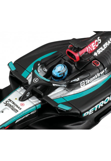 Bburago - RACE Formula F1, Mercedes-AMG F1 W15 Petronas (2024), 63 George Russell, 1:43