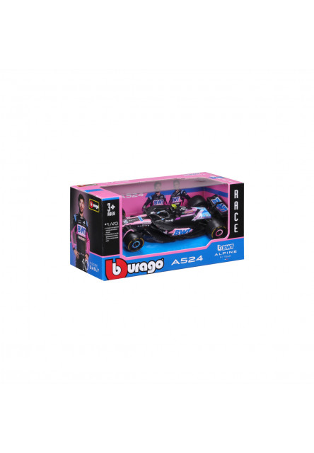 Bburago - RACE Formula F1, BWT Alpine F1 Team A524 (2024), 10 Pierre Gasly, 1:43