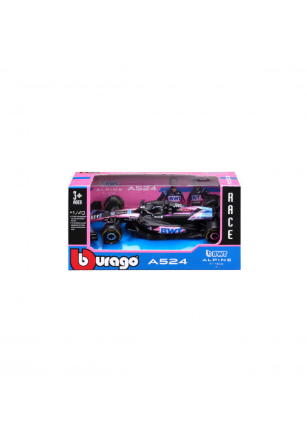 Bburago - RACE F1, BWT Alpine F1 Team A524 (2024), 31 Esteban Ocon, 1:43