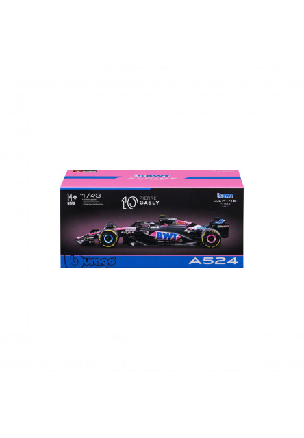 Bburago - RACE Formula F1, BWT Alpine F1 Team A524 (2024), 10 Pierre Gasly, 1:43
