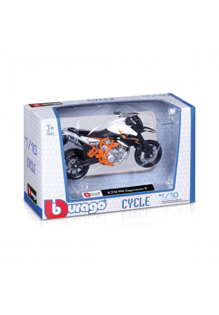 Bburago - Motocykel, CYCLE, displej 18ks, 1:18, assort