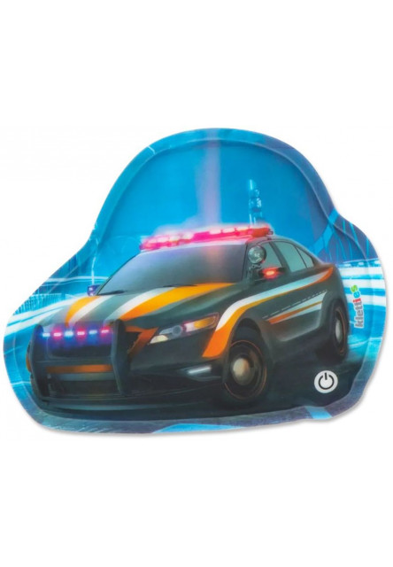 Ozdoba na batoh Ergobag Blinkie Klettie - Police Car