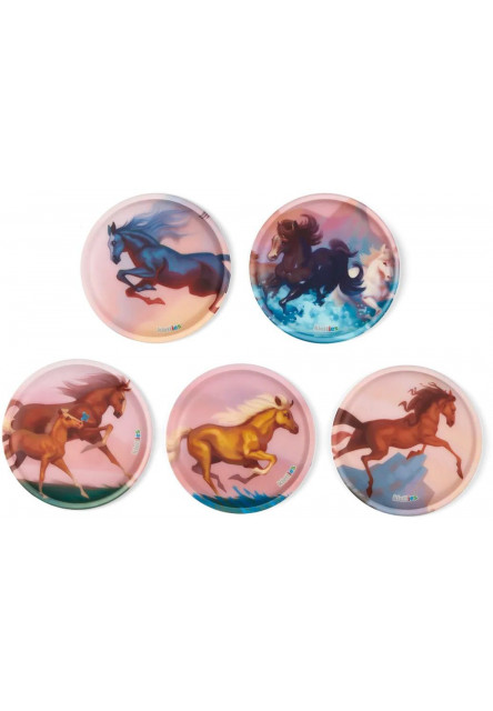 Sada ozdôb na batoh Ergobag Kletties Set - Horse