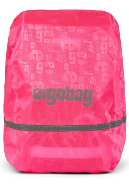 Pršiplášť na batoh Ergobag Raincape - Pink