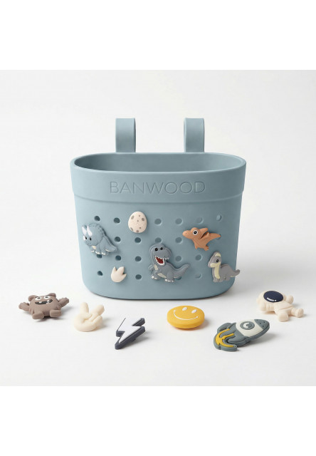 Banwood košík Pin & Ride (Teal)