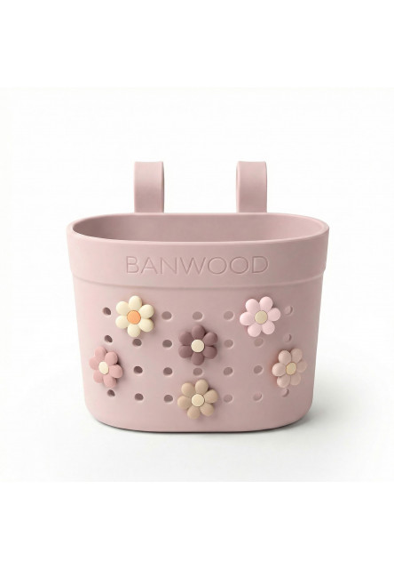 Banwood ozdoby na košík (Flowers)