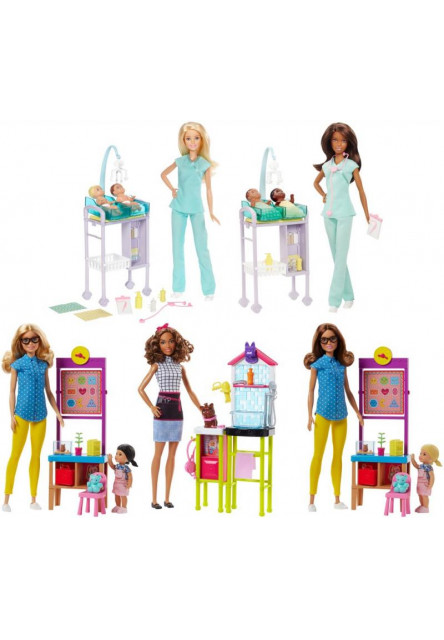 Barbie povolanie herný set s bábikou asst 