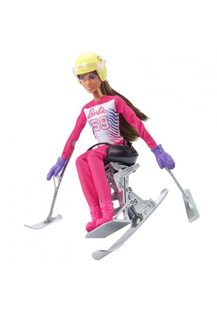 Barbie zimné športy bábika asst 