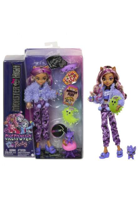 Monster High CREEPOVER party bábika - CLAWDEEN