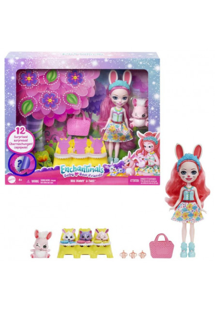 ENCHANTIMALS BÁBIKA A BÁBÄTKÁ ASST