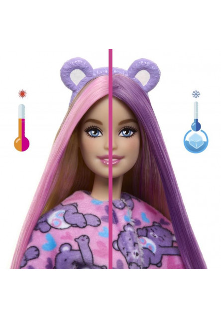 Barbie CUTIE REVEAL Barbie a starostlivímedvedíkovia - FIALOVÁ