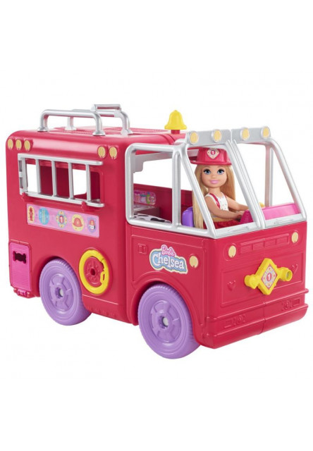Barbie Chelsea hasičské auto 