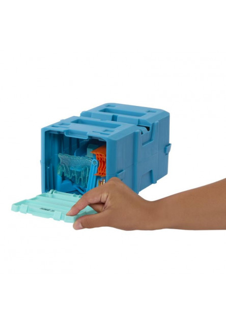 HW TRACK BUILDER BALENIE DRÁH SO ZÁVODNÝMI DOPLNKAMI ASST