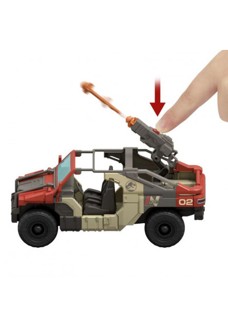 Jurassic World super auto s vodičom a dinosaurom 