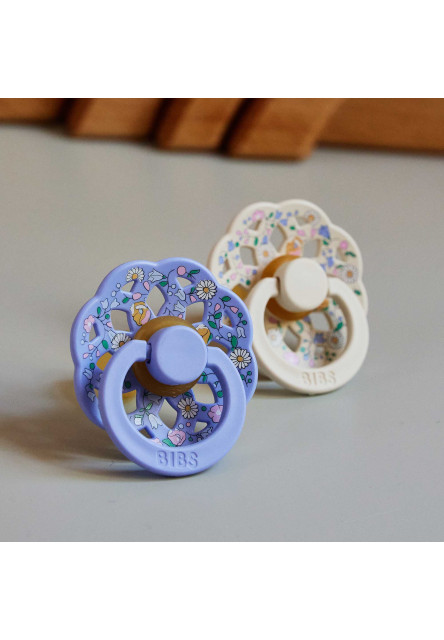 BIBS x Liberty Boheme cumlíky z prírodného kaučuku 2ks - veľkosť 2 (Oscar Meadow Blossom Mix)