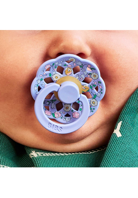 BIBS x Liberty Boheme cumlíky z prírodného kaučuku 2ks - veľkosť 1 (Chloe Meadow Ivory Mix)