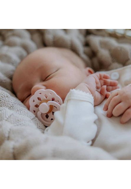 BIBS Boheme cumlíky z prírodného kaučuku 2ks - veľkosť 2 (Baby Pink / Plum)