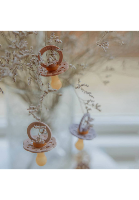 BIBS Boheme cumlíky z prírodného kaučuku 2ks - veľkosť 2 (Bubblegum / Peri)