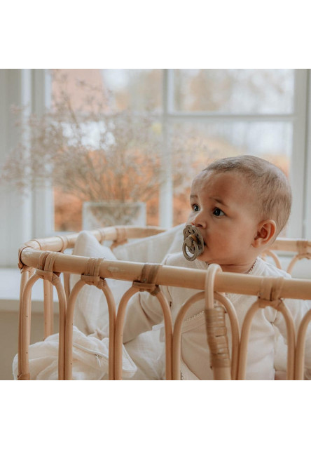 BIBS Boheme cumlíky z prírodného kaučuku 2ks - veľkosť 2 (Bubblegum / Peri)