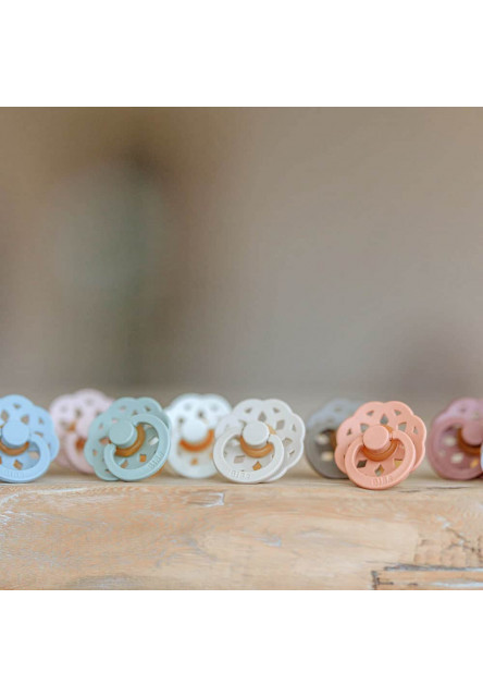 BIBS Boheme cumlíky z prírodného kaučuku 2ks - veľkosť 2 (Ivory / Hush)