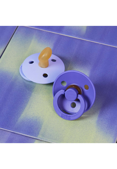 BIBS Colour anatomické cumlíky z prírodného kaučuku 2 ks - veľkosť 2 (Matcha / Cactus)