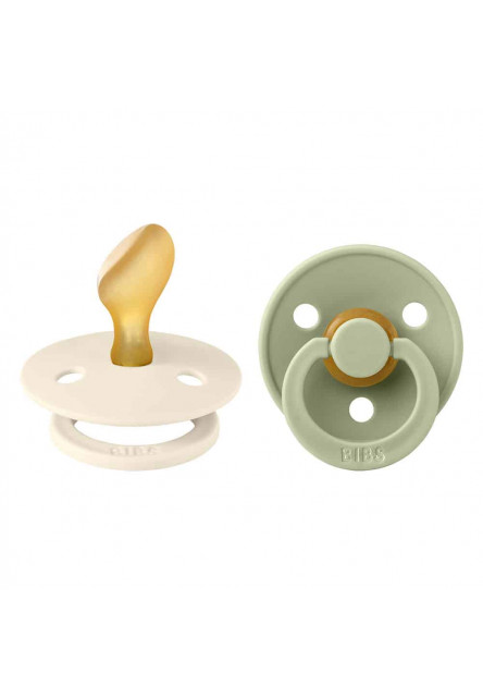 BIBS Colour anatomické cumlíky z prírodného kaučuku 2 ks - veľkosť 1 (Matcha / Cactus)