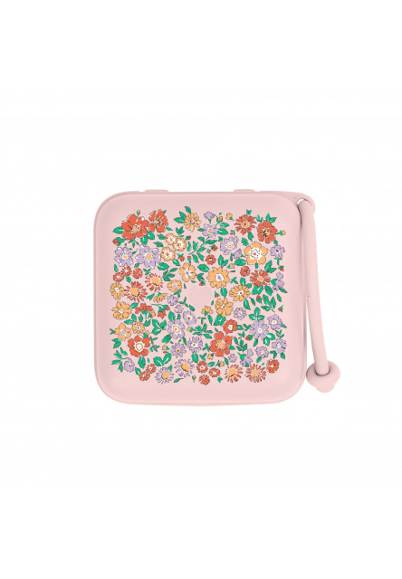 BIBS x LIBERTY krabička na cumlíky (Oscar Meadow Blossom)