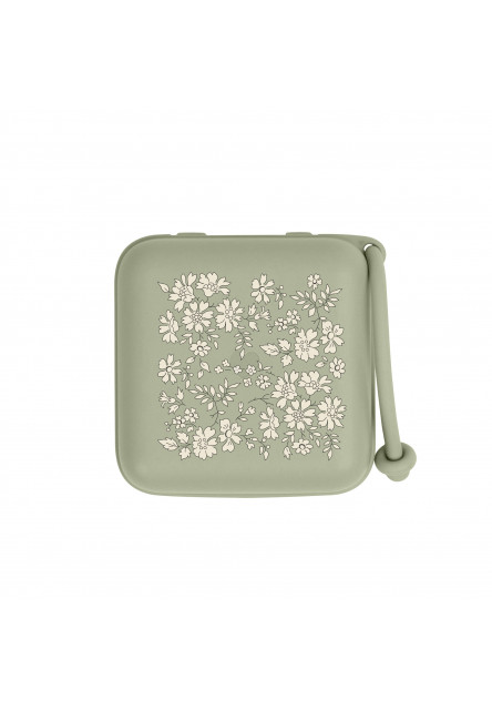 BIBS x LIBERTY krabička na cumlíky (Oscar Meadow Blossom)